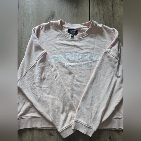Barbour Tops - Barbour International Cali Sweatshirt in Peach Parfait - Size USA 12 / UK 16